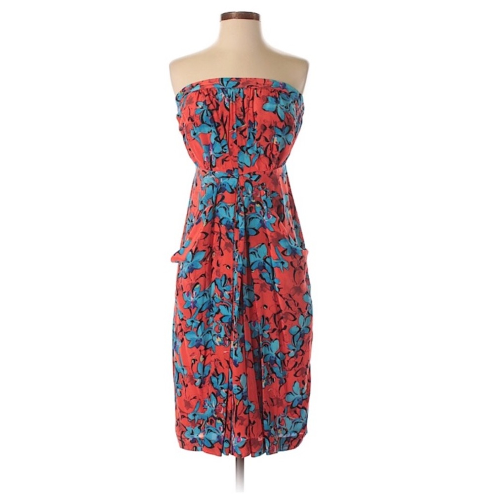 Leifsdottir Silk Strapless Dress